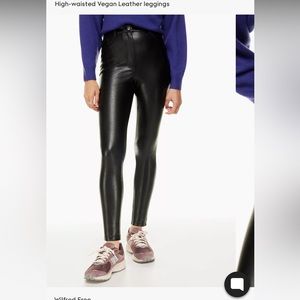 Aritzia Leather Charm Pant